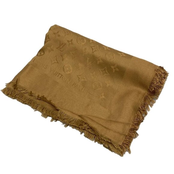 LOUIS VUITTON Shawl Monogram Camel - Unconfirmed Scarf 402-080125 - Picture 1 of 5